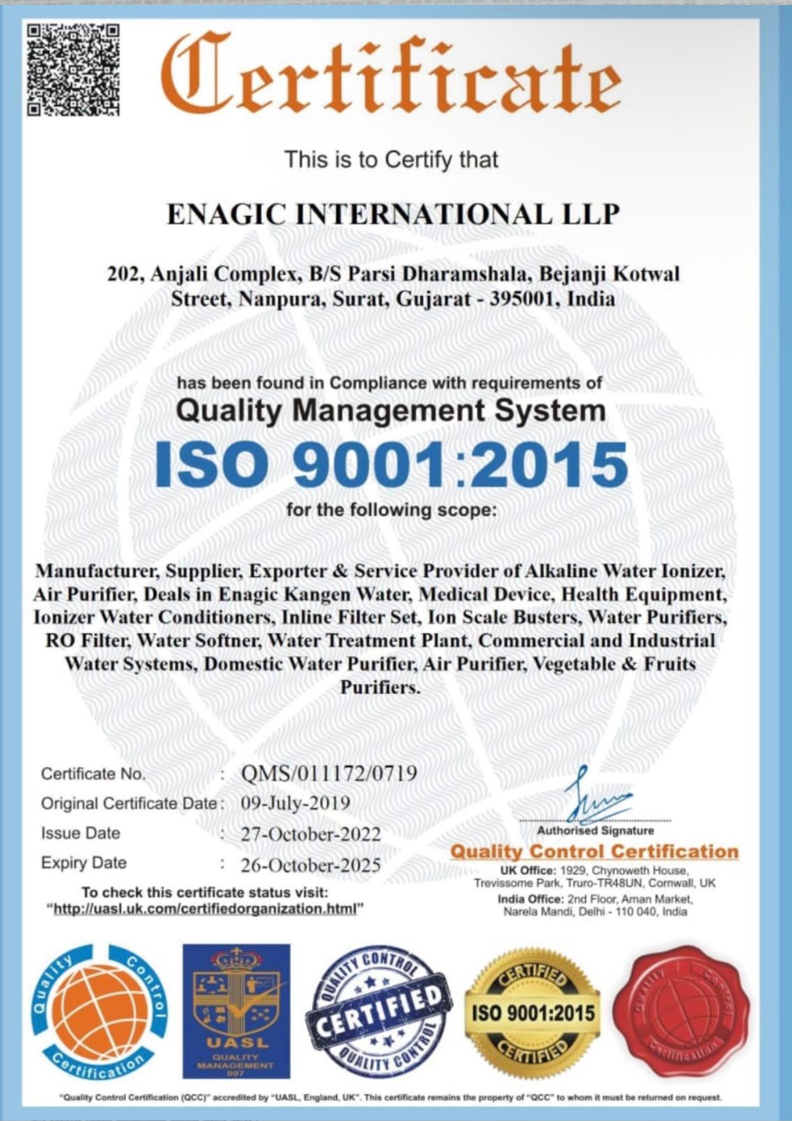 Enagic International LLP